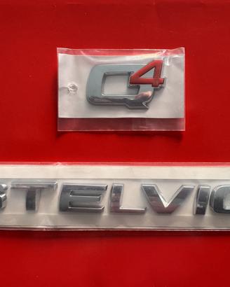 Badge Alfa Romeo Stelvio + Q4 – NUOVI