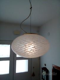 Lampadario murano ,4 sedie