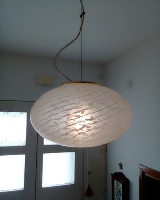 Lampadario murano ,4 sedie