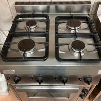 Cucina semi industriale quattro fuoch- Friggitrice