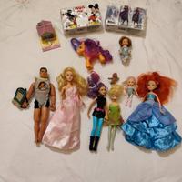 lotto bambole vintage Barbie actionman Disney