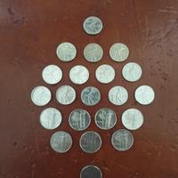 Mini monete fa 50 e 100lire 