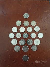 Mini monete fa 50 e 100lire 
