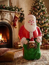 Babbo Natale Vintage Lampada/Soprammobile Gigante