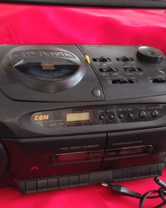 Stereo Boombox CGM - Cassette e Radio OK