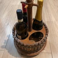 Portabottiglie in legno