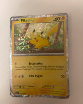 carta pokemon Pikachu molto rara