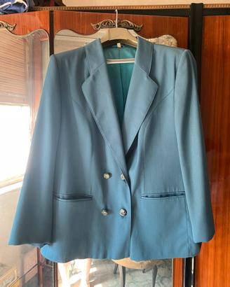 Completo giacca e gonna in lana 90% Made in Italy