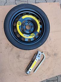 ruotino 125/70 r16 audi vw seat 