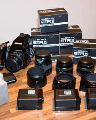 Kit Zenza Bronica Etr-Si 4,5x6 completo 