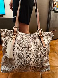 Borsa Dudlin pitonata con tracolla tasche 