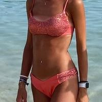 Fascia costume Calzedonia rosa