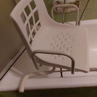 Sedia girevole per anziani vasca bagno