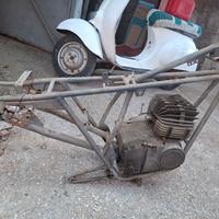 Gilera TS 50 telaio con librettino e motore