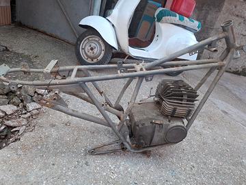 Gilera TS 50 telaio con librettino e motore