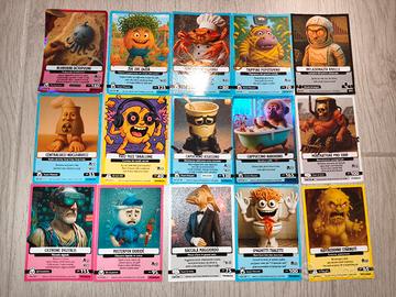 15 card Brainrot serie BETA numeri in descrizione