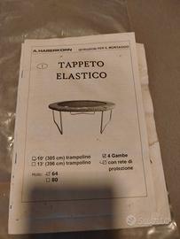 tappeto elastico 305 cm