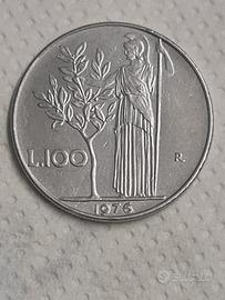 Moneta 100 lire 1976