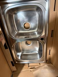 Lavello cucina 2 vasche inox