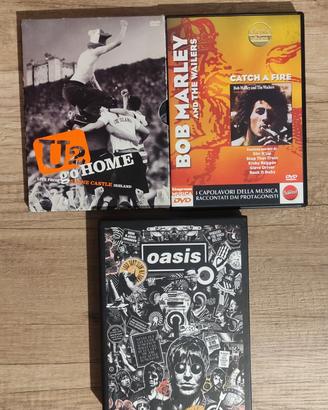 DVD OASIS/U2/MARLEY 