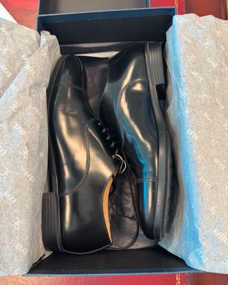 Scarpe uomo francesine nuove pelle spazzolata