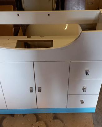 Mobile lavabo con ante e cassetti
