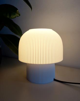 stampa 3d _ lampada a fungo plissè 