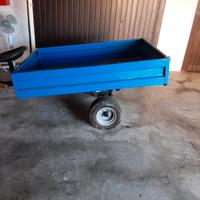 Rimorchio per Motocoltivatore con Sedile