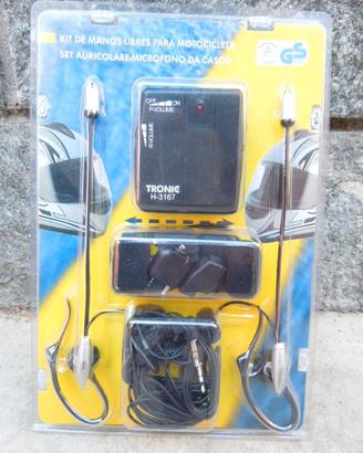 SET AURICOLARI - MICROFONO DA CASCO - INTERCOM