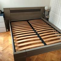 LETTO MATRIMONIALE CON RETE NO MATERASSO 