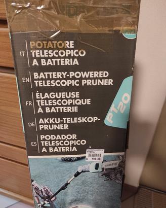 potatore telescopico a batteria Verdemax 