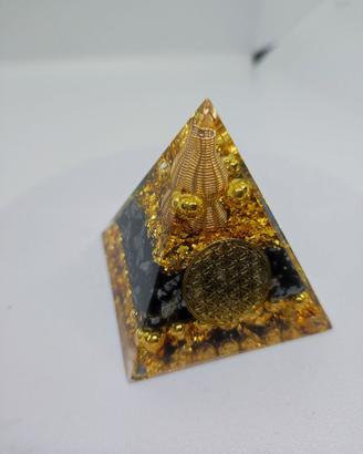 Orgonite Piramide Fiore della Vita
