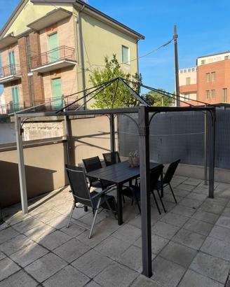 Gazebo 3x3 in ferro robusto