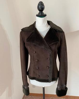 Giacca HUSKY Eco-Montone Marrone Taglia 44