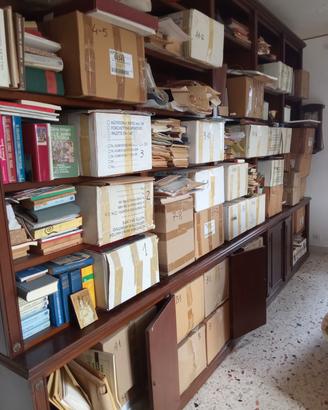 Libreria artigianale vero legno
