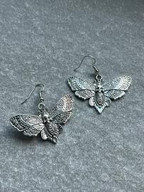 Orecchini pendenti Sfinge Testa di Morto