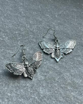 Orecchini pendenti Sfinge Testa di Morto