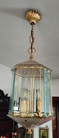Lampadario in vetro