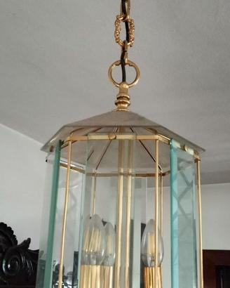 Lampadario in vetro