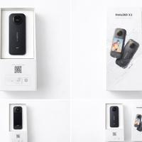 Insta 360x3 Action Cam 360 5.7 K + proteggi lenti