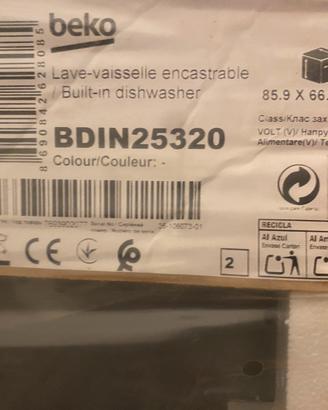 Lavastoviglie Beko BDIN25320 NUOVA  imballata