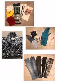 Lotto abbigliamento bambino h.130 7-8 anni