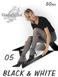 Collant pesanti a righe verticali (4)