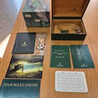scatola e corredo originale  Rolex Kermit 
