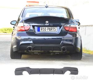 DIFFUSORE BMW E90 E91 LOOK M PERFORMANCE NERO LUCI