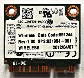 Scheda wifi Intel Centrino Advanced-N 6205
origin