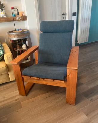 Poltrona in legno