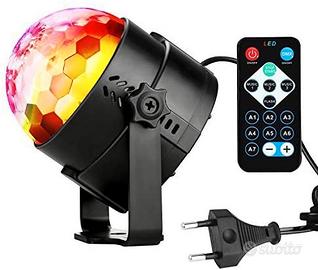 Palla led luminosa disco ball - nuova