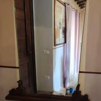 specchio vintage in legno 