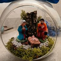 Palla di Natale con presepe